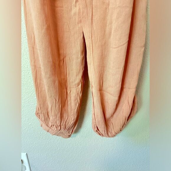 Kos Resort Sleeveless Jumpsuit Blush Sz S - Picture 4 of 9